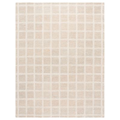 Warm Check Area Rug