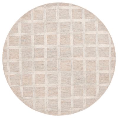 Warm Check Area Rug
