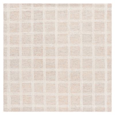 Warm Check Area Rug
