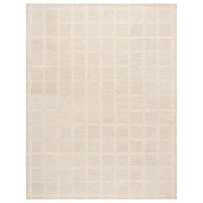 Warm Check Area Rug