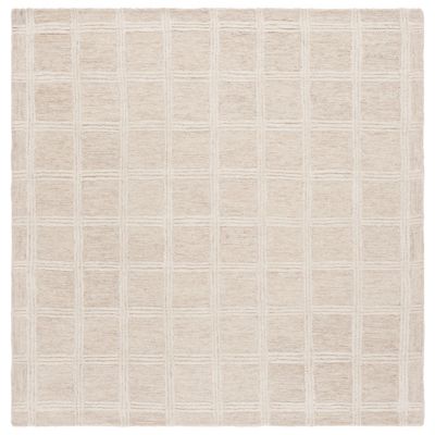 Warm Check Area Rug