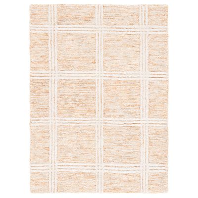 Warm Check Area Rug