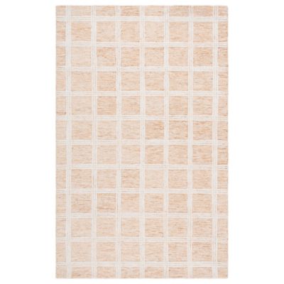 Warm Check Area Rug