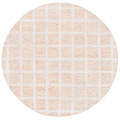 Warm Check Area Rug