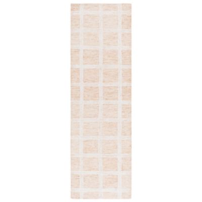 Warm Check Area Rug