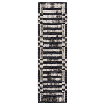Navy Block Area Rug