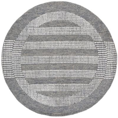 Navy Block Area Rug