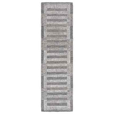 Navy Block Area Rug
