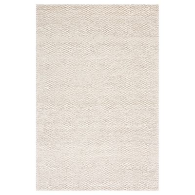 Elarune Deep Neutrals Pave Handwoven Wool Area Rug