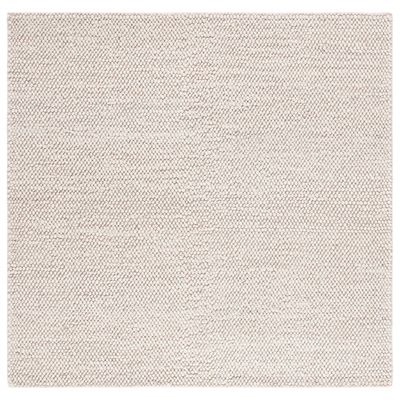 Elarune Deep Neutrals Pave Handwoven Wool Area Rug
