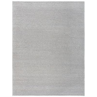Elarune Deep Neutrals Pave Handwoven Wool Area Rug