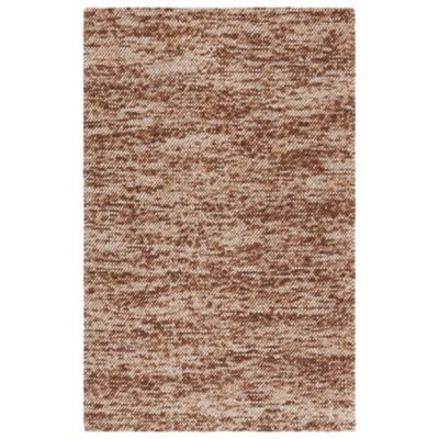 Elarune Deep Neutrals Pave Handwoven Wool Area Rug
