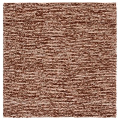 Elarune Deep Neutrals Pave Handwoven Wool Area Rug