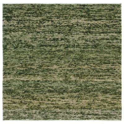 Elarune Deep Neutrals Pave Handwoven Wool Area Rug