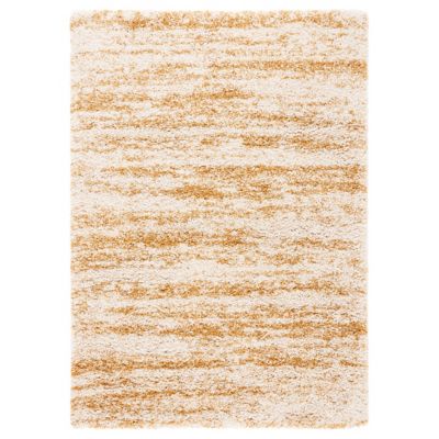 Nordari Striped Shag Area Rug