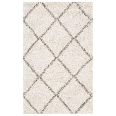 Nordari Trellis Shag Area Rug
