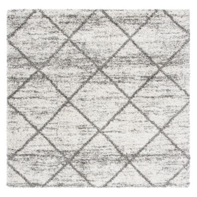 Nordari Trellis Shag Area Rug