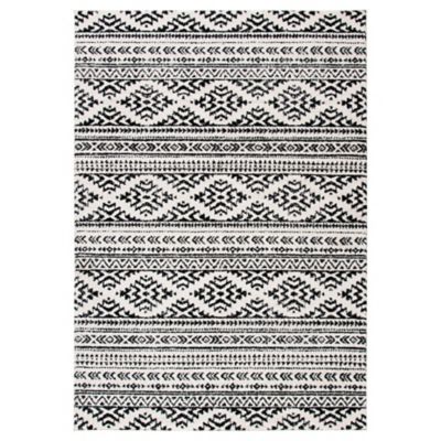 Calyvo Boho Striped Area Rug