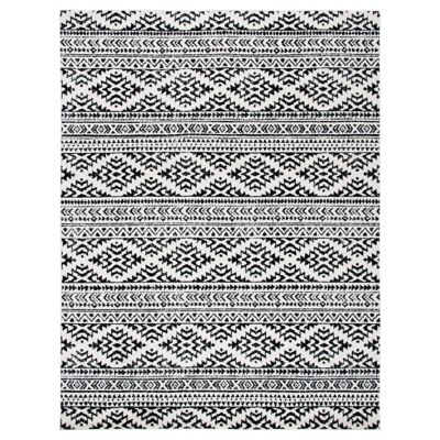 Calyvo Boho Striped Area Rug