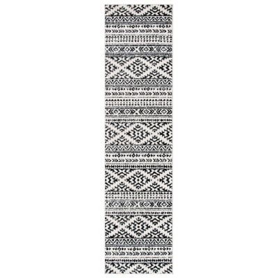 Calyvo Boho Striped Area Rug