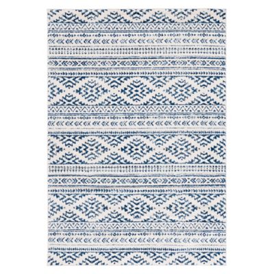 Calyvo Boho Striped Area Rug