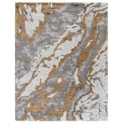 Velmori Marble Shag Area Rug