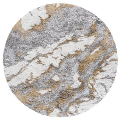 Velmori Marble Shag Area Rug