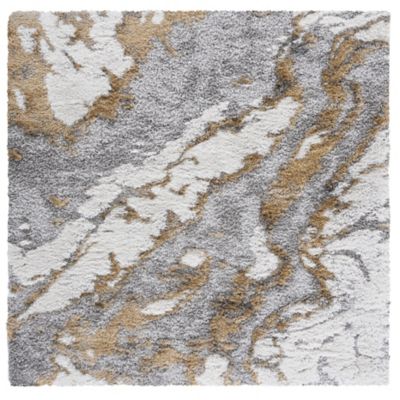 Velmori Marble Shag Area Rug