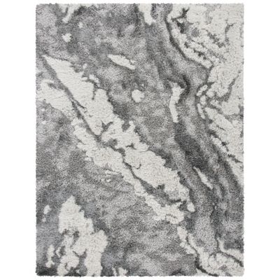 Velmori Marble Shag Area Rug