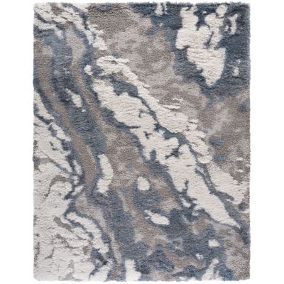 Velmori Marble Shag Area Rug