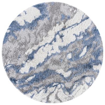 Velmori Marble Shag Area Rug