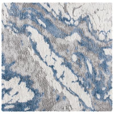 Velmori Marble Shag Area Rug