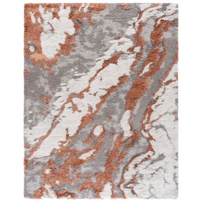 Velmori Marble Shag Area Rug