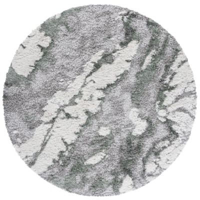 Velmori Marble Shag Area Rug