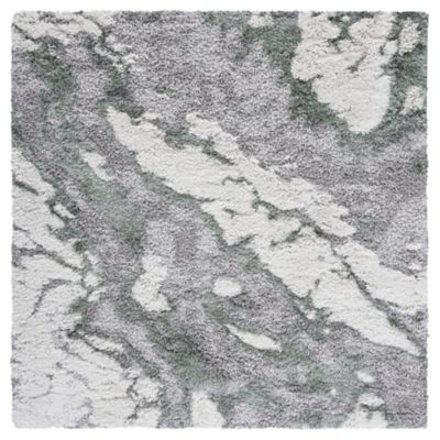 Velmori Marble Shag Area Rug