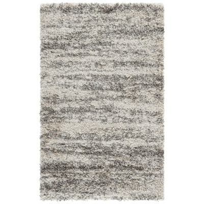 Nordari Striped Shag Area Rug