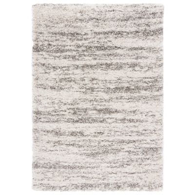 Nordari Striped Shag Area Rug