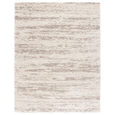 Nordari Striped Shag Area Rug