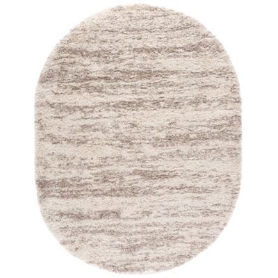 Nordari Striped Shag Area Rug