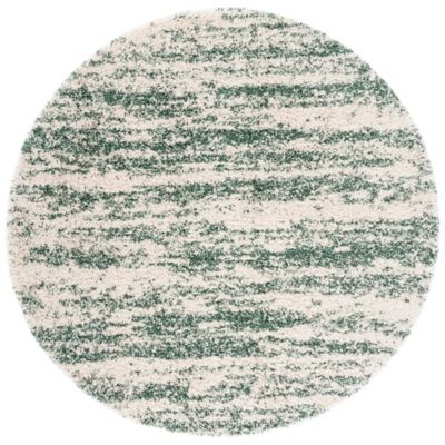 Nordari Striped Shag Area Rug