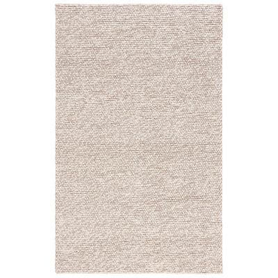 Elarune Warm Naturals Pave Handwoven Wool Area Rug