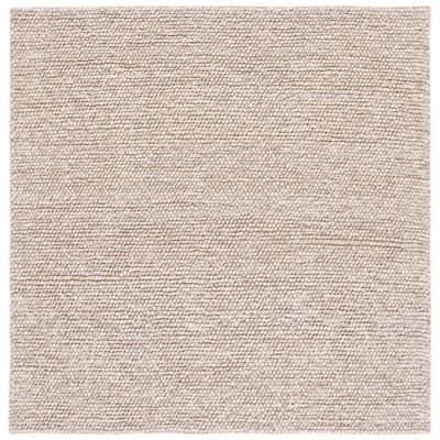 Elarune Warm Naturals Pave Handwoven Wool Area Rug