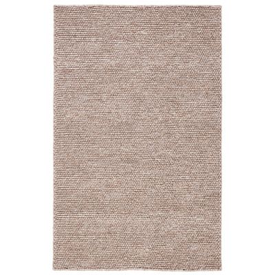 Elarune Warm Naturals Pave Handwoven Wool Area Rug