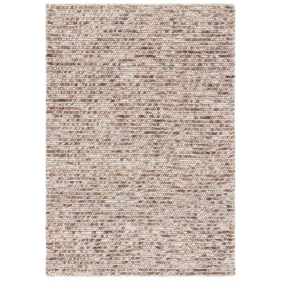 Elarune Warm Naturals Pave Handwoven Wool Area Rug