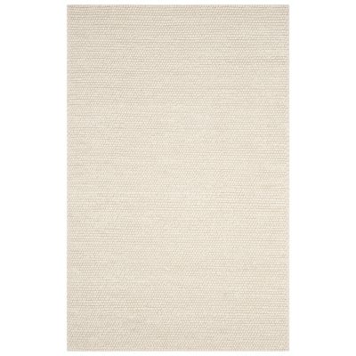 Elarune Warm Naturals Pave Handwoven Wool Area Rug