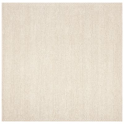 Elarune Warm Naturals Pave Handwoven Wool Area Rug