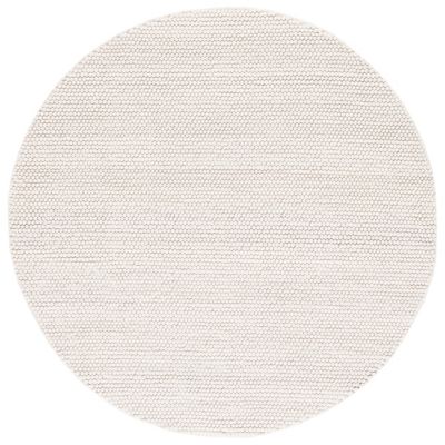 Elarune Warm Naturals Pave Handwoven Wool Area Rug