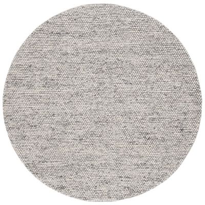Elarune Warm Naturals Pave Handwoven Wool Area Rug