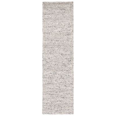 Elarune Warm Naturals Pave Handwoven Wool Area Rug