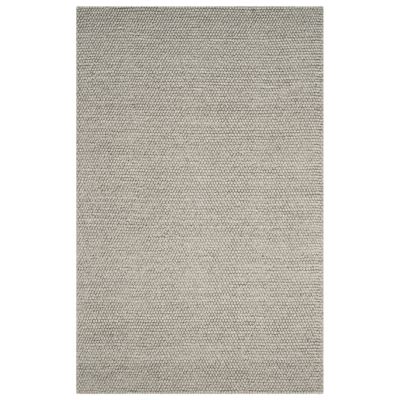 Elarune Warm Naturals Pave Handwoven Wool Area Rug